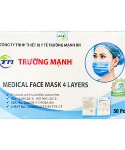 Khẩu trang y tế Trường Mạnh tiệt trùng 4 lớp