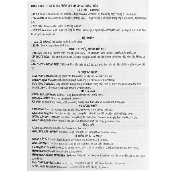 Viên Uống Hỗ Trợ Điều Trị Viêm Loét Dạ Dày, Tá Tràng An Dạ Kingphar 2 Viên Uống Hỗ Trợ Điều Trị Viêm Loét Dạ Dày, Tá Tràng An Dạ Kingphar - Ảnh 2