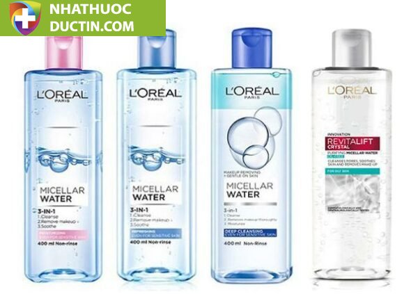 Nước tẩy trang L’Oreal Micellar Water 3-in-1 400ml 1 Nước tẩy trang L’Oreal Micellar Water 3-in-1 400ml