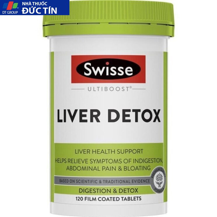 Viên Uống Hỗ Trợ Thải Độc Gan Swisse Liver Detox Úc, 120 viên 8 gan3