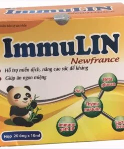 ImmuLin Newfrance hỗ trợ tăng cường sức đề kháng hộp 20 ống