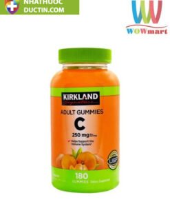 Kẹo dẻo bổ sung vitamin C cho người lớn Kirkland Signature Adult Gummies C 250mg 180 viên