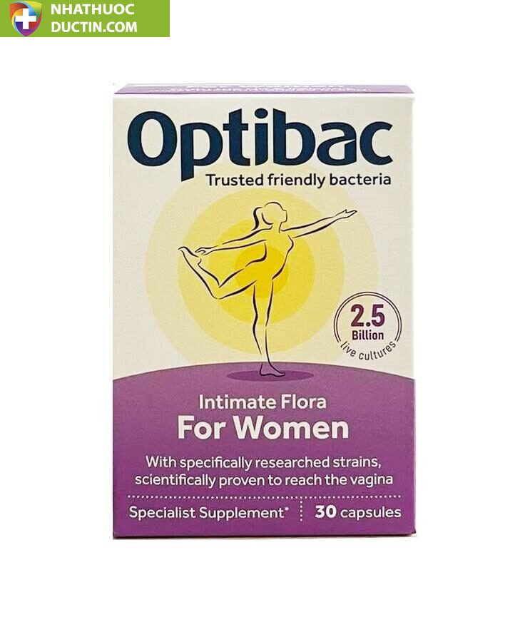 Men vi sinh Optibac cho phụ nữ của Anh, 30 viên 1 Men vi sinh Optibac cho phụ nữ của Anh, 30 viên