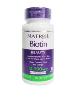 Natrol Biotin 10000 mcg viên uống hỗ trợ mọc tóc
