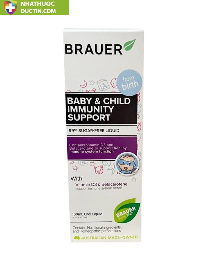 Siro Brauer Immunity Hỗ Trợ Tăng Sức Đề Kháng Cho Bé 1 Siro Brauer Immunity Hỗ Trợ Tăng Sức Đề Kháng Cho Bé