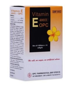 Thuốc điều trị và phòng ngừa thiếu hụt Vitamin E 400IU OPC