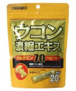 Tinh nghệ hỗ trợ giải rượu Orihiro của Nhật túi 20 gói