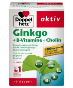 Viên uống Ginkgo + vitamin B + Cholin Doppelherz Aktiv