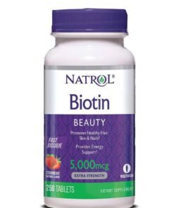 Viên ngậm mọc tóc Biotin 5000 mcg của Mỹ chính hãng, Mẫu mới
