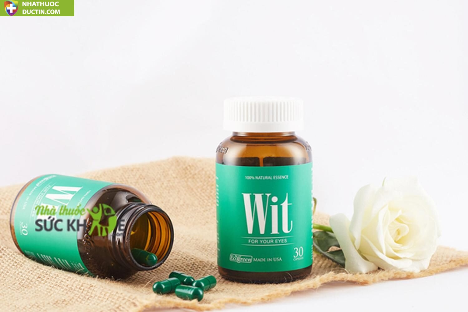 Viên uống bổ mắt Wit 30 viên của Mỹ cho mọi lứa tuổi, 30 viên 1 Viên uống bổ mắt Wit 30 viên của Mỹ cho mọi lứa tuổi, 30 viên