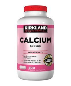 Viên uống hỗ trợ bổ sung Calcium + D3 Kirkland của Mỹ, Mẫu mới