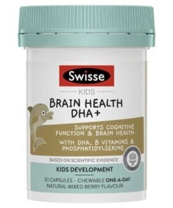 Viên uống hỗ trợ bổ sung DHA cho trẻ Swisse Kids Brain Health