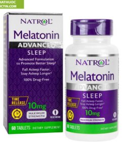 Viên uống Natrol 10mg hỗ trợ cải thiện giấc ngủ, Không mùi