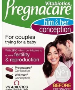 Viên uống Pregnacare his her Conception chính hãng của Anh date mới