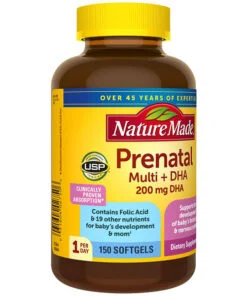 Vitamin cho bà bầu Nature Made Prenatal Multi DHA 200mg 150 viên