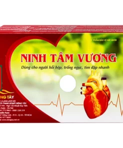 Viên uống Ninh Tâm Vương Hồng Bàng cho người rối loạn nhịp tim (30 viên)