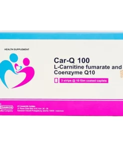 Viên Uống Car-Q 100 Dankos bảo vệ sức khỏe tim mạch (30 viên)