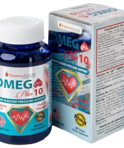 Viên uống Omega Plus 10 Vitamins For Life hỗ trợ tim mạch (60 viên)