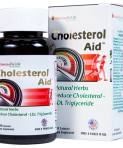 Viên uống Cholesterol Aid Vitamins For Life hỗ trợ giảm mỡ máu (60 viên)