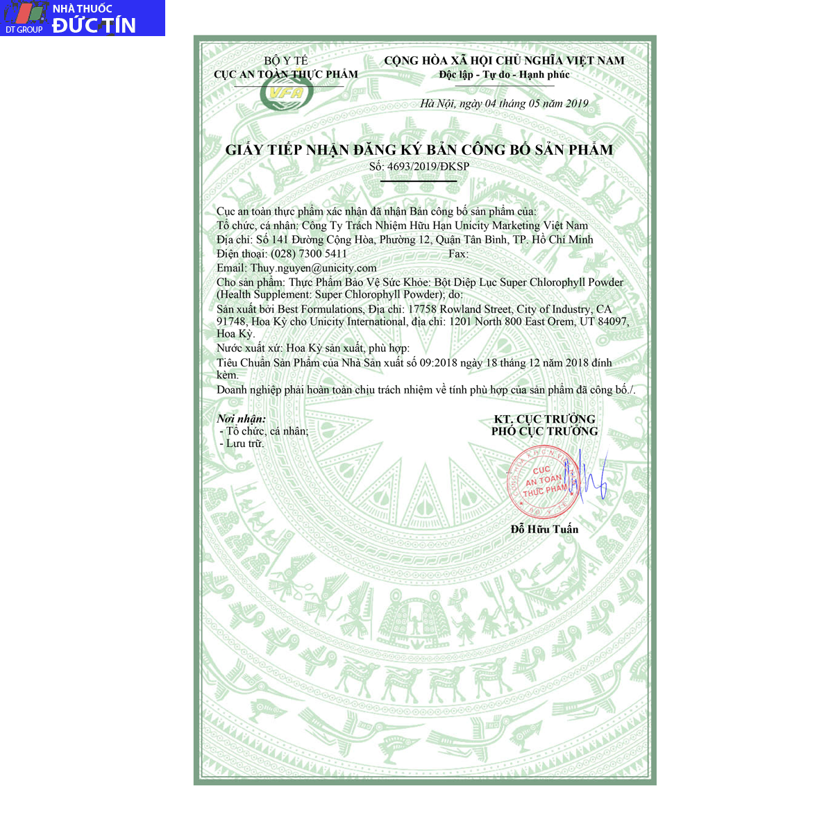 Bột diệp lục Unicity Super Powder Chlorophyll 92g - Mỹ 2 Bột diệp lục Unicity Super Powder Chlorophyll 92g - Mỹ - Ảnh 2