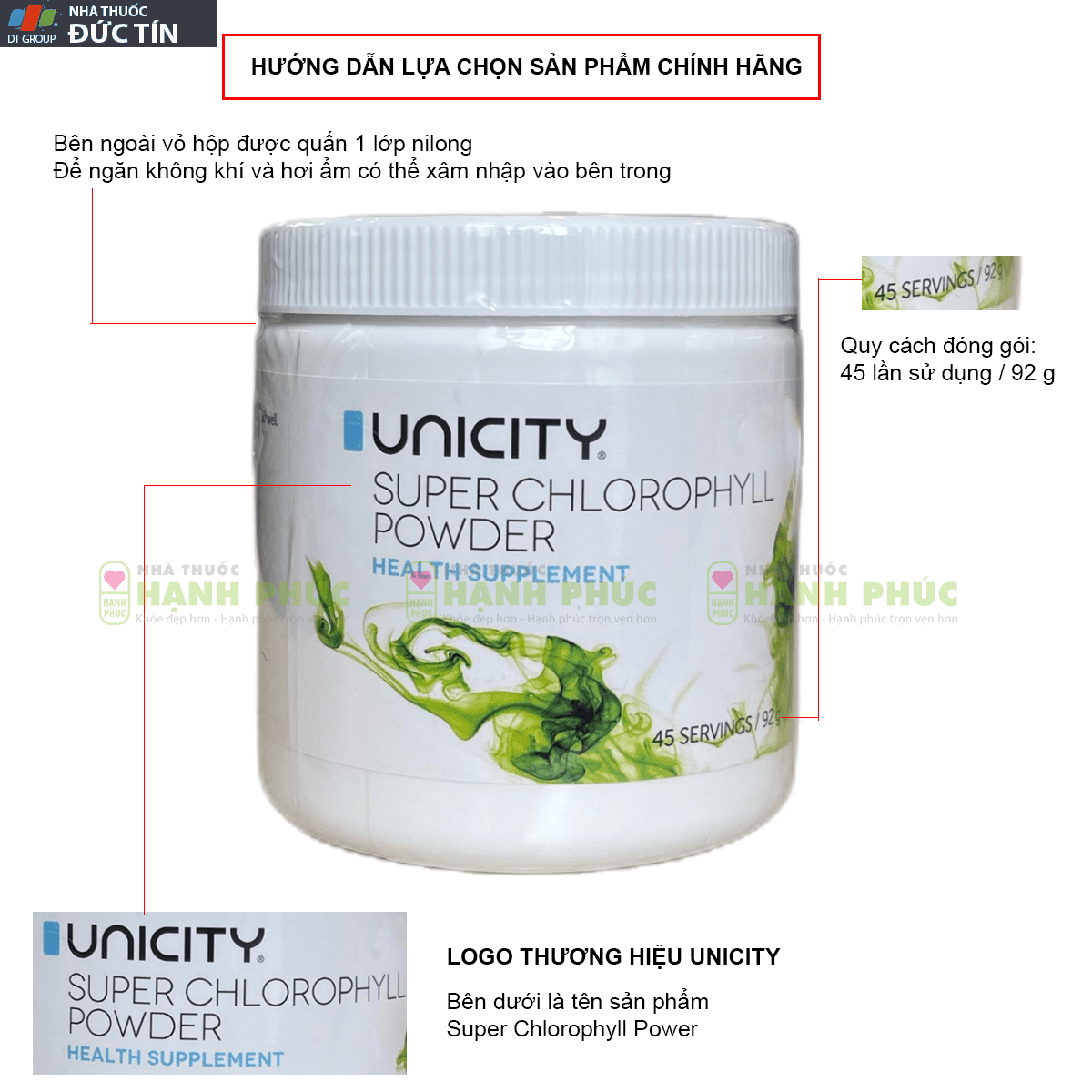 Bột diệp lục Unicity Super Powder Chlorophyll 92g - Mỹ 27 6bc2c657 f072 4a1a a4d9 4e4a1847256b
