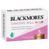 Viên uống chuẩn bị thụ thai Blackmores Conceive Well Gold 56 viên - Uc