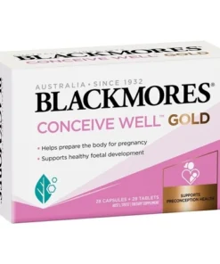 Viên uống chuẩn bị thụ thai Blackmores Conceive Well Gold 56 viên - Uc