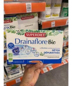 Nước uống thải độc chuyên sâu Superdiet Drainaflore Bio Detox (20x15ml) 300ml- Pháp 8 a3