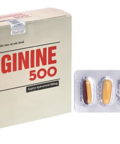 Arginine 500 hỗ trợ giải độc gan, bổ gan hộp 60 viên