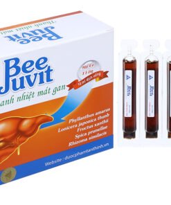 Dịch uống Beejuvit thanh nhiệt mát gan hỗ trợ giải độc gan hộp 20 ống x 10ml