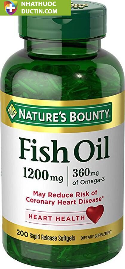 Dầu Cá Omega 3 Nature's Bounty Fish Oil 1200mg, 180 viên 1 Dầu Cá Omega 3 Nature's Bounty Fish Oil 1200mg, 180 viên