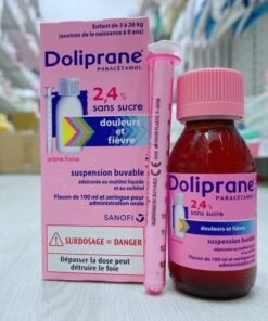 Siro Doliprane 100ml Cho Bé từ Sơ Sinh Đến 9 Tuổi Của Pháp