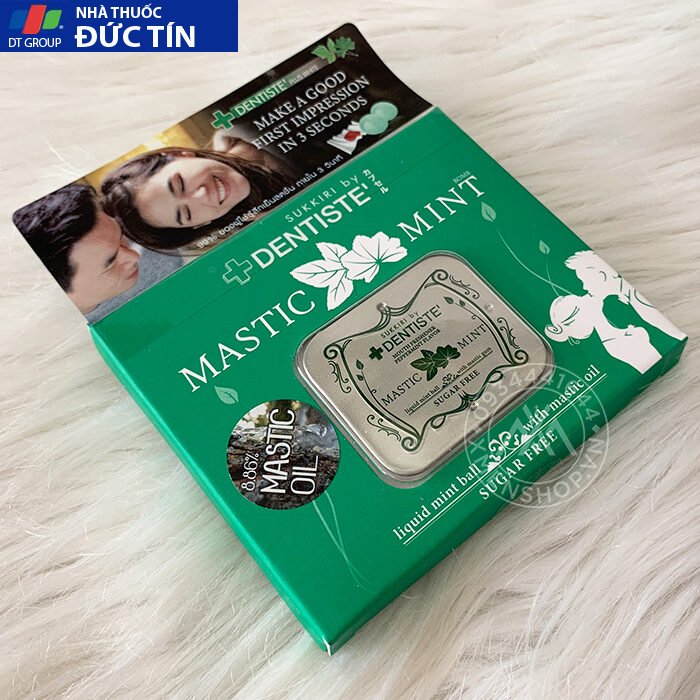 Kẹo Ngậm Phòng The,Kẹo Tình Yêu Bạc Hà Love Mint Thái Lan,Hộp 20 Viên 25 keongam4