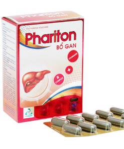 Phariton Bổ Gan hỗ trợ giải độc, tăng cường chức năng gan hộp 30 viên