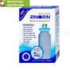 Bộ rửa mũi xoang Rinorin hỗ trợ chăm sóc mũi xoang (1 bình + 30 gói)