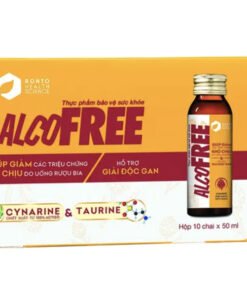 Nước giải rượu Rohto Alcofree hỗ trợ giải độc, bảo vệ gan hộp 10 chai x 50ml