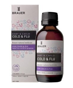 Siro cảm cúm Brauer Cold And Flu 100ml cho bé từ 2 - 12 tuổi