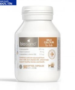 Milk calcium Bio Island Úc cho trẻ từ 7 tháng tuổi, 90 viên