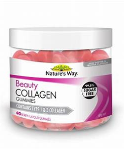 Kẹo dẻo collagen chống lão hóa đẹp da Nature’s Way Beauty Collagen 40v - Úc