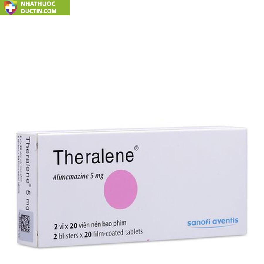 Thuốc điều trị mất ngủ Theralene (5mg)- Xuất xứ Pháp 1 Thuốc điều trị mất ngủ Theralene (5mg)- Xuất xứ Pháp