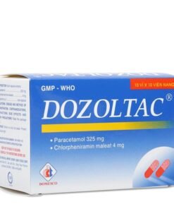 Thuốc trị cảm cúm, cảm lạnh Dozoltac (10 vỉ x 10 viên/hộp)