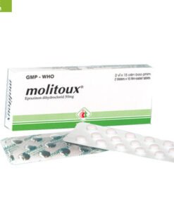 Thuốc trị ho- long đờm Molitoux 50mg (2 vỉ x 15 viên/ hộp)