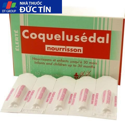 Thuốc ho nhét đít hậu môn Pháp COQUELUSEDAL 4 thuochonhet 1
