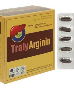 TralyArginin hỗ trợ giải độc gan, tăng cường chức năng gan hộp 100 viên