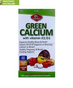 Viên bổ sung canxi hữu cơ cho bà bầu Green Calcium của Mỹ