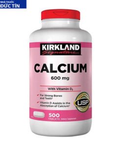 Viên uống hỗ trợ bổ sung Calcium + D3 Kirkland của Mỹ, Mẫu mới
