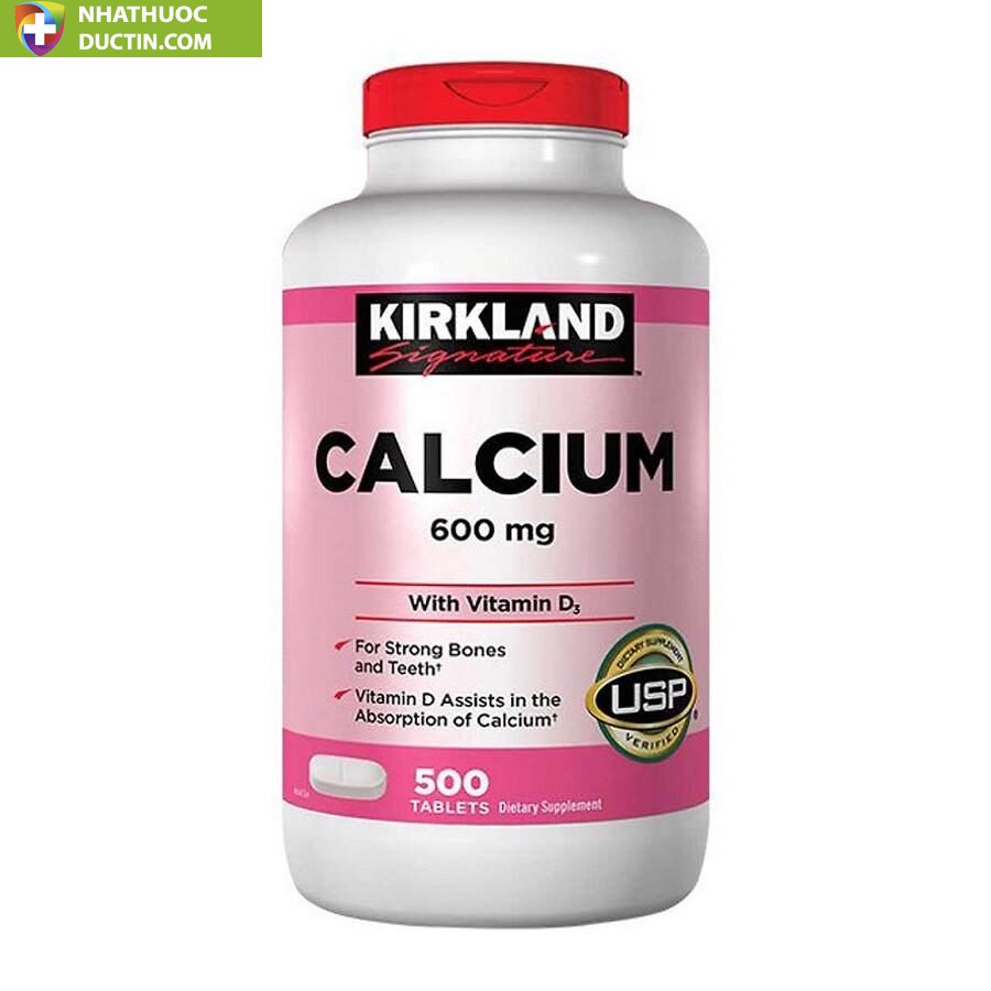 Viên uống hỗ trợ bổ sung Calcium + D3 Kirkland của Mỹ, Mẫu mới 1 Viên uống hỗ trợ bổ sung Calcium + D3 Kirkland của Mỹ, Mẫu mới