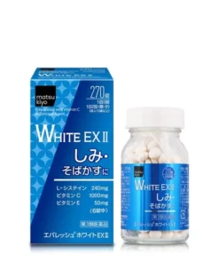 Viên uống trắng da trị nám White EX II Matsu Kiyo 270v - NHật Bản