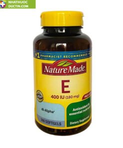 Viên uống bổ sung Vitamin E 400 iu Nature Made, 300 viên