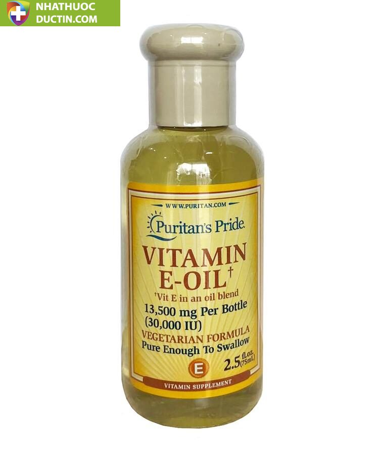 Vitamin E-Oil Puritan's Pride tinh khiết 30.000IU 1 Vitamin E-Oil Puritan's Pride tinh khiết 30.000IU
